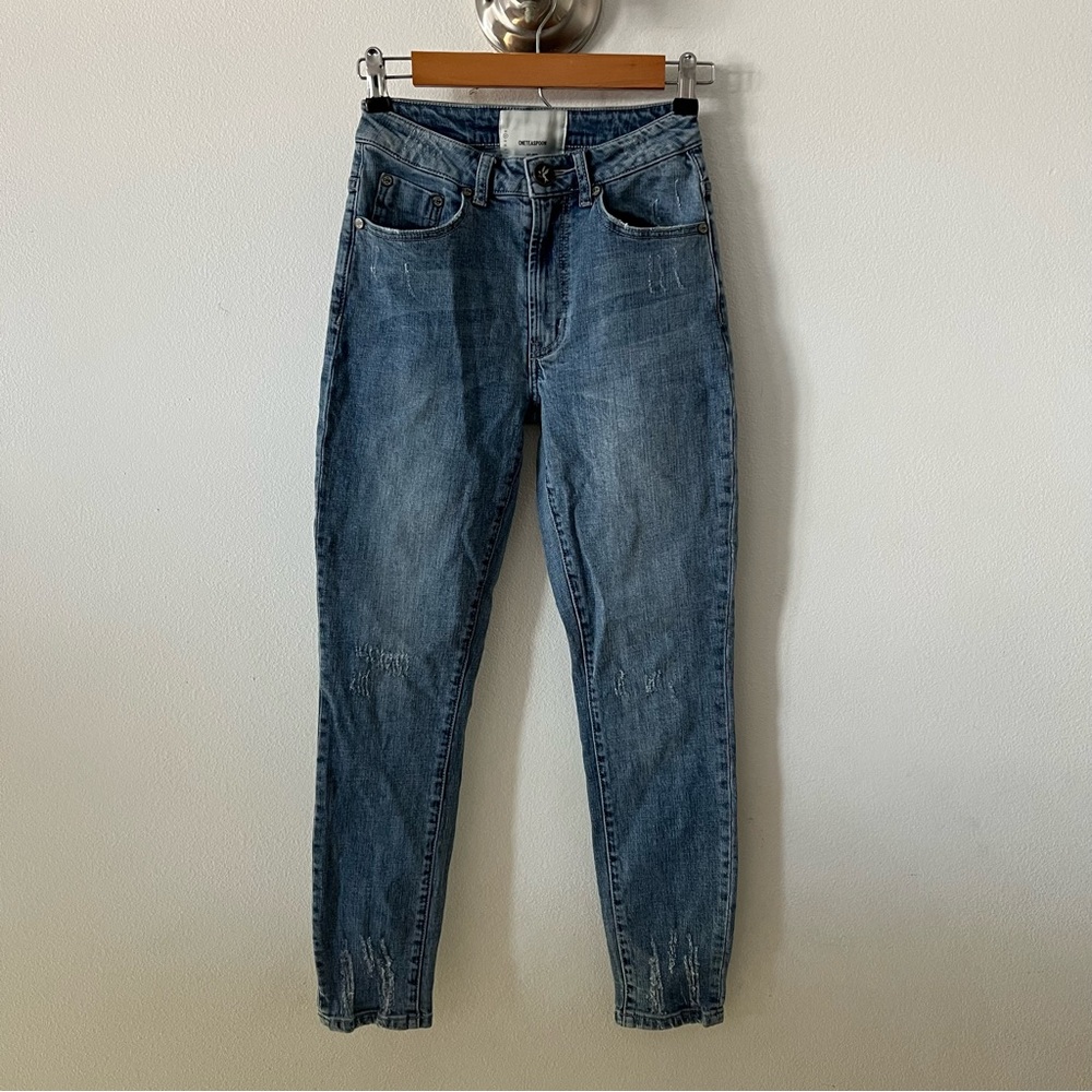 One Teaspoon Freebird Blue Denim Jeans Sz 23